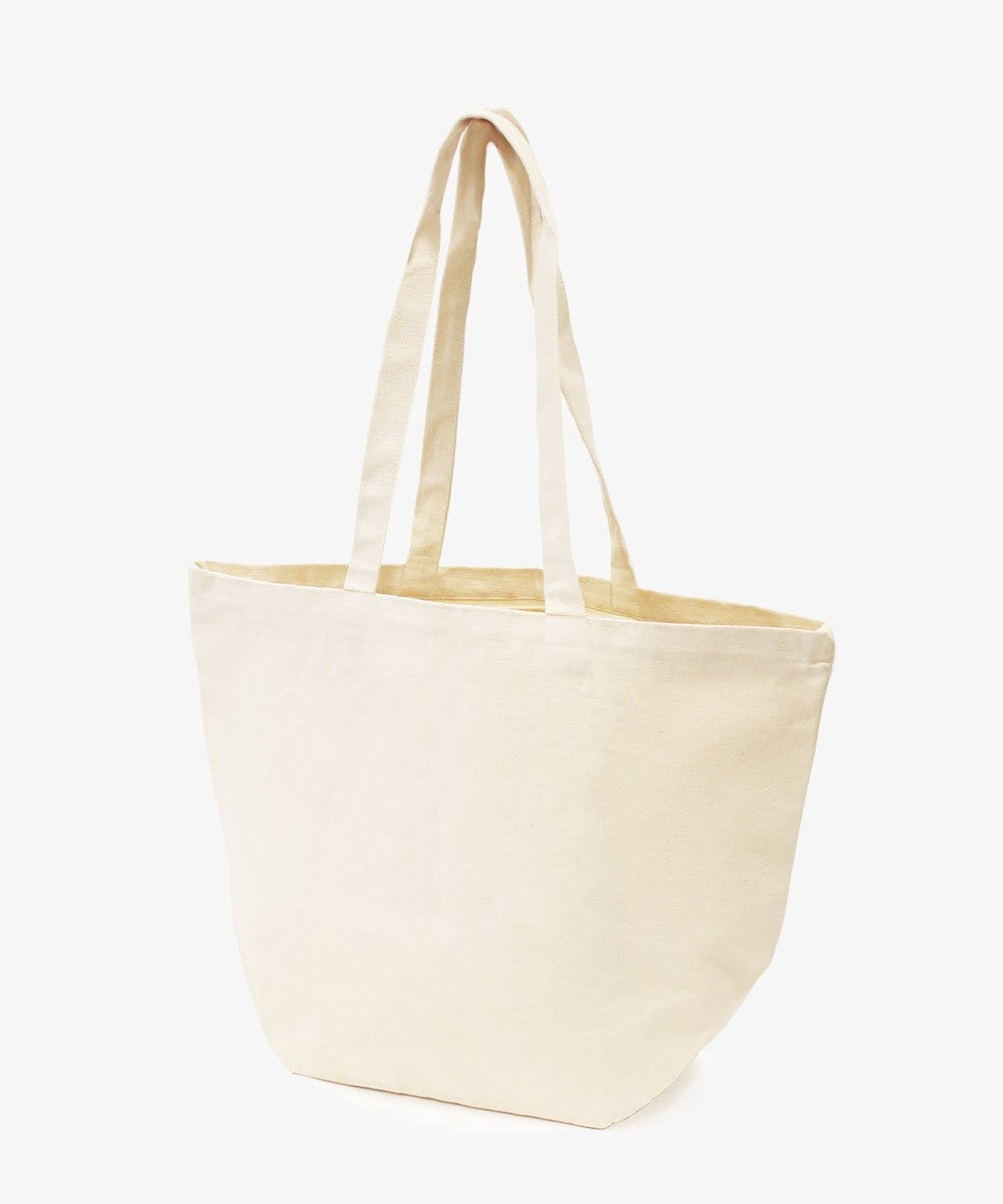 Canvas shopper shop bag with zip