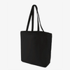 Begonia Black Canvas Shopper