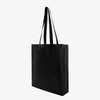 Crocus Black Cotton Shopper