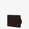 Dhalia Black Canvas Messenger Bag