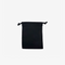 Laurel Black Drawstring Cotton Pouches