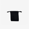 Laurel Black Drawstring Cotton Pouches