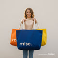 Misc. Printed Oversized Canvas Bag
