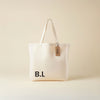 monogram canvas tote bag