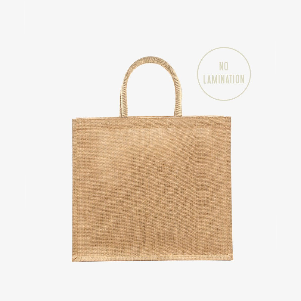 Naxos Non-Laminated Hessian Bag | Starch Stiffened Jute Bag | Ecoduka