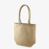Papey Jute Tote Bag with Bottom Gusset
