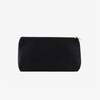 Petunia Black Canvas Makeup Bag