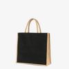 Premium Black Juco Shopping Bag