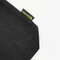Taxos Black Organic Canvas Zippered Tote Bag