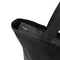 Taxos Black Organic Canvas Zippered Tote Bag