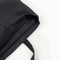 Taxos Black Organic Canvas Zippered Tote Bag