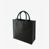 8oz Black Laminated Canvas Shopping Bag