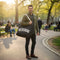 “weekending” travel tote in Black, oversized canvas shopper