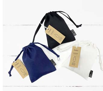 Google Recycled Drawstring Handle Bag