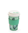 Cactus Design Reusable Plant Fibre Coffee Cup- 400ml