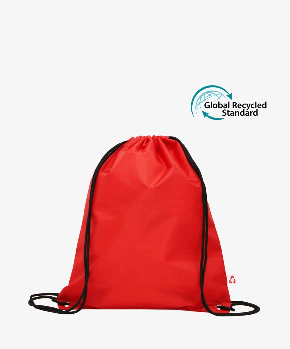 Red Métis Festival Drawstring Bag