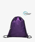 Purple Drawstring rPET Gym Bag