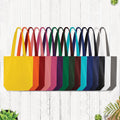 vibrant colourful dyed totes