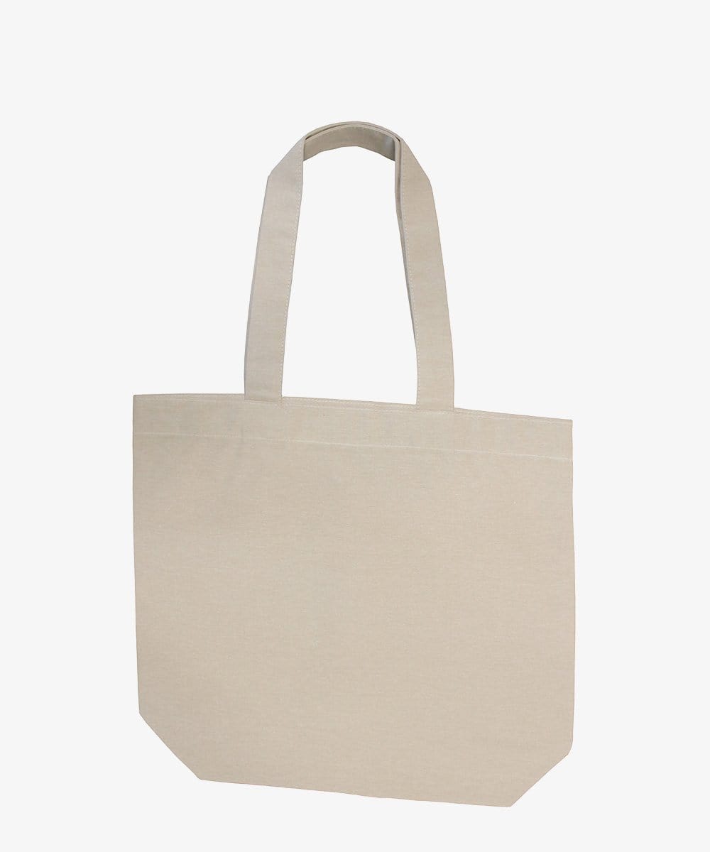 Flax Dyed Canvas Shopping Bag Promotional Canvas Shopper Ecoduka