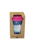 Llama Reusable Plant Fibre Coffee Cup in Eco Friendly Packaging