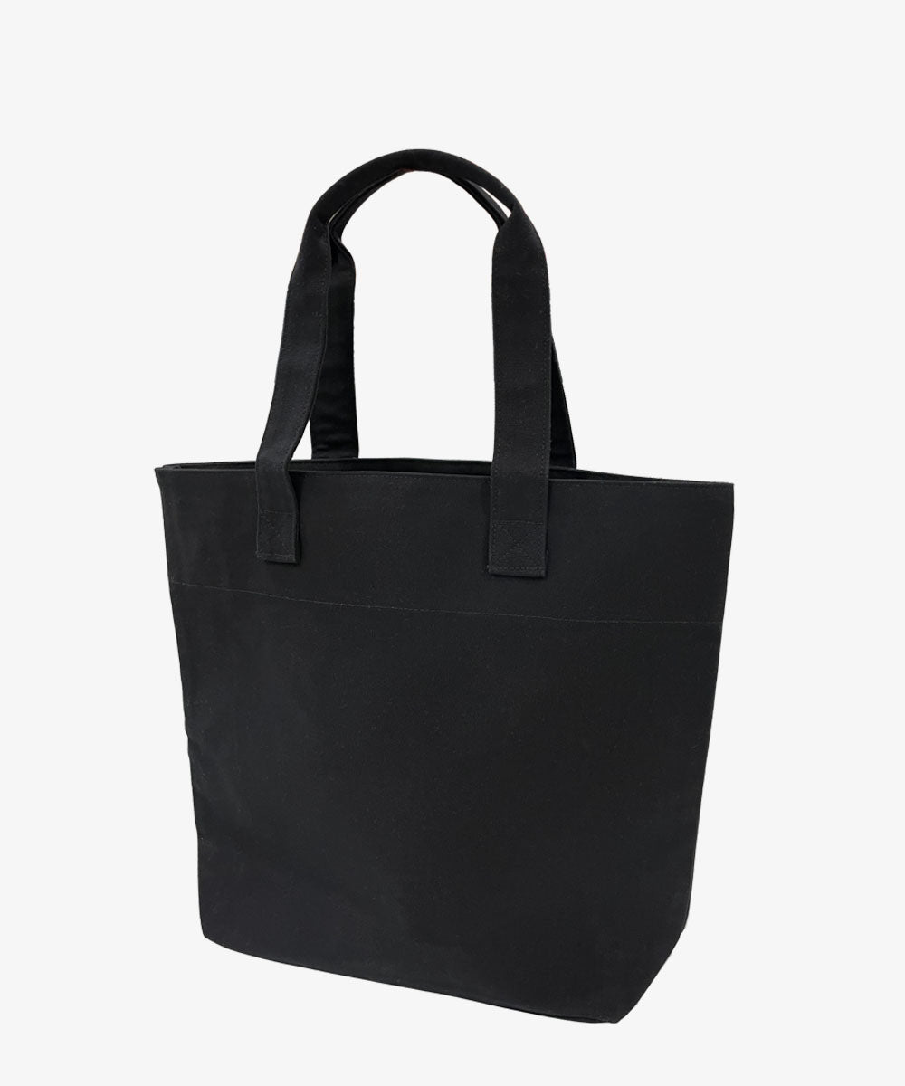 Rolaslie Premium Black Canvas Tote Bag | Ecoduka