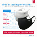 Maskari Advanced 3 Layer Reusable Fabric Face Mask