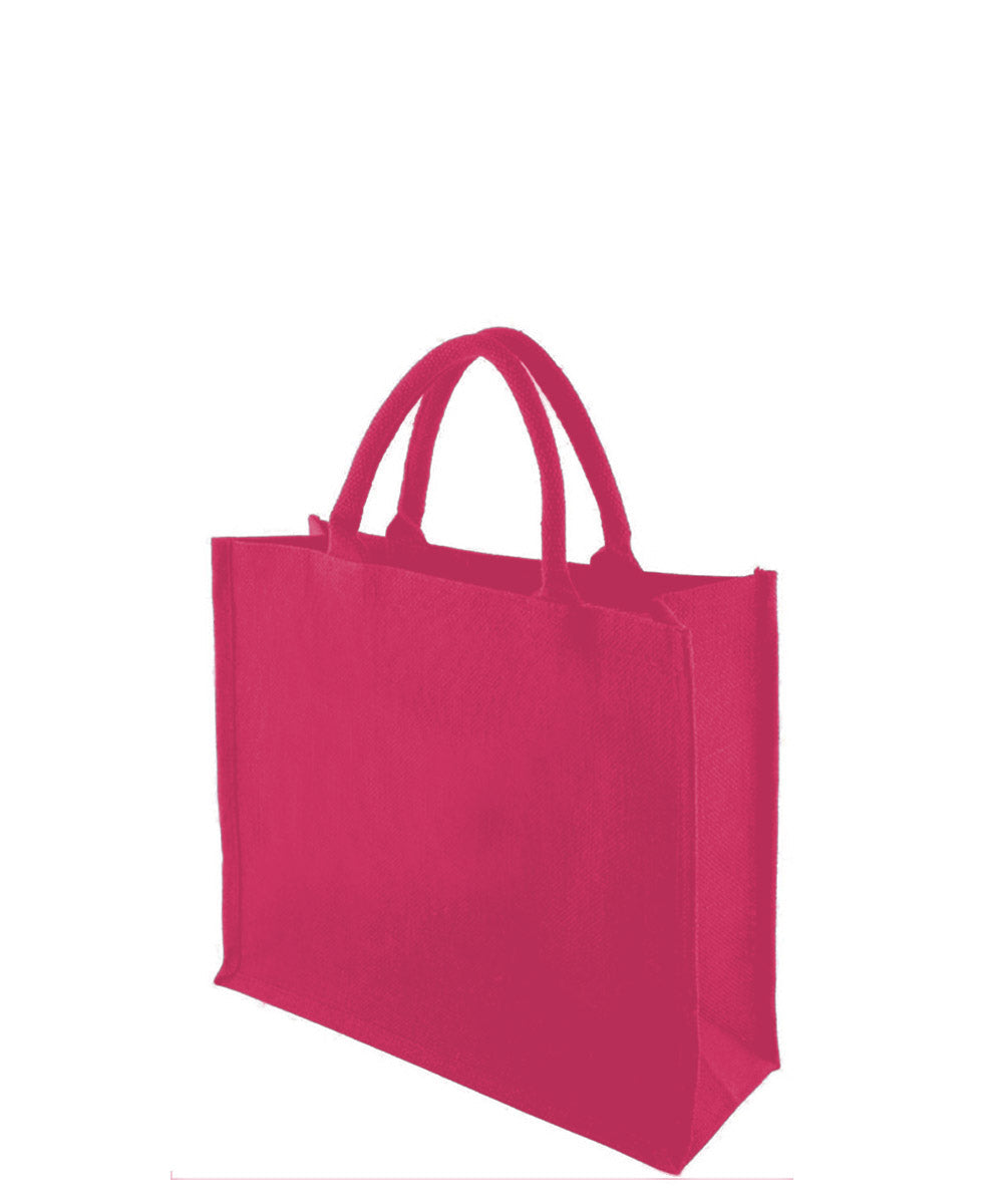 HUFFKINS★PInk Eco Jute Shopping Bag Powder Pink Eco Jute Shopping Bag | Cotswolds Accessory