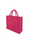 Pink Jute Shopping Bag