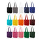 coloured canvas tote bags by ecoduka