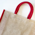 Bolsa De Compras De Yute Con Westie Y Correa De Lentejuelas - Yellowboots, Tamaño Mediano