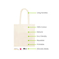 cotton tote bag features